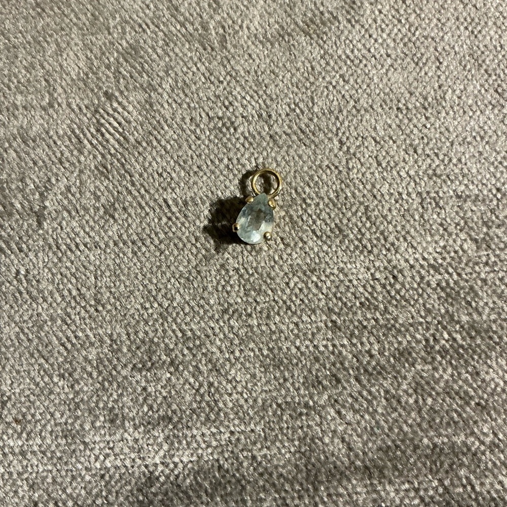 14k Aquamarine Charm - Picture 8 of 12